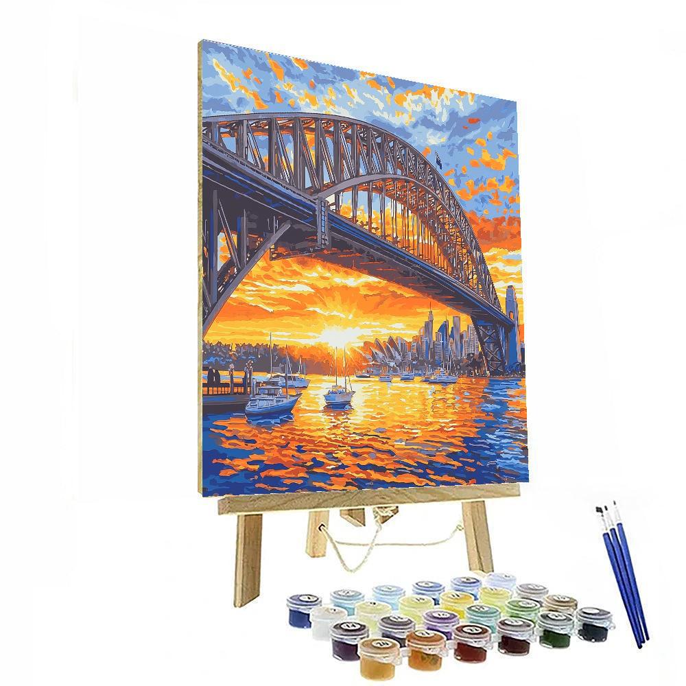 Sydney Harbour Bridge Paint by numbers kits