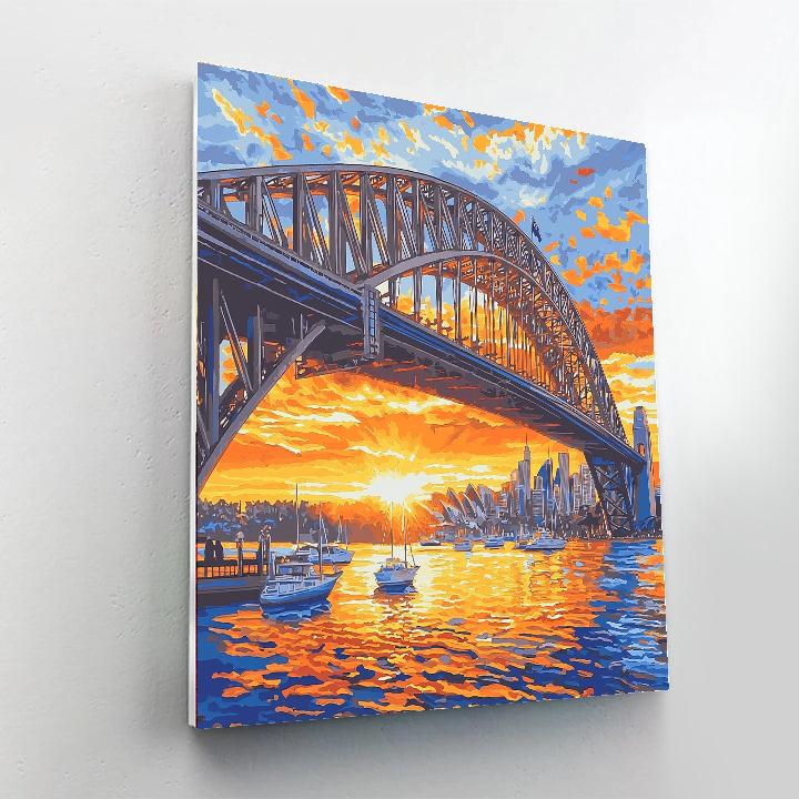Sydney Harbour Bridge Paint by numbers kits