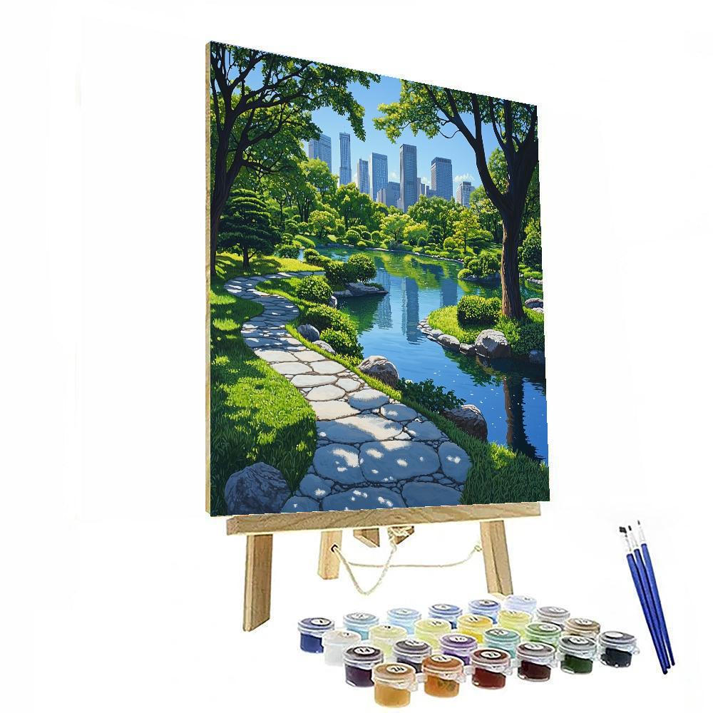 Shinjuku Gyoen National Garden Tokyo Numbered painting kits