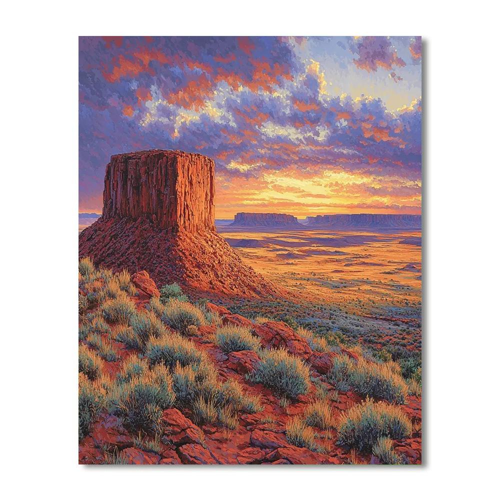 Uluru Ayers Rock Australia paint by number