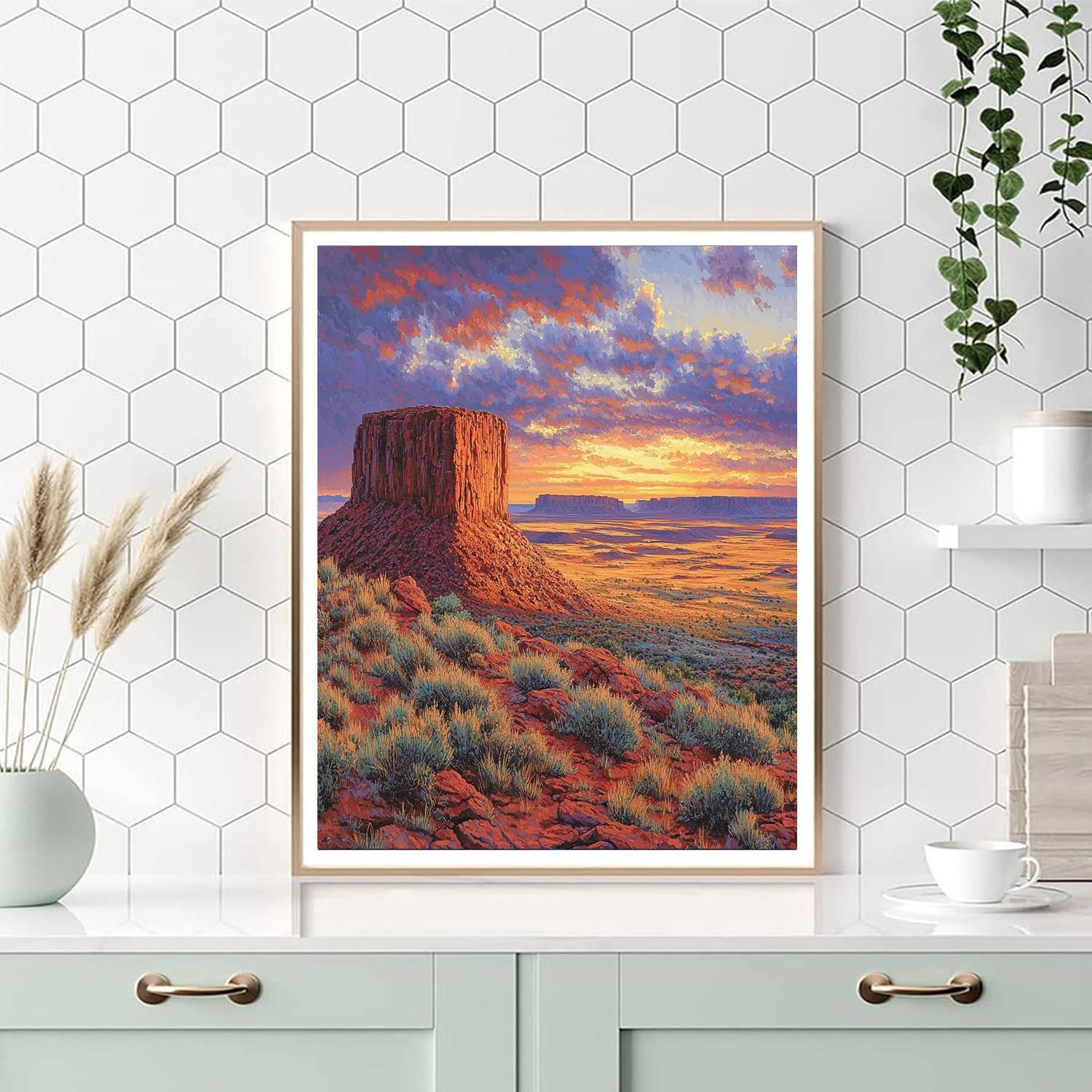 Uluru Ayers Rock Australia paint by number