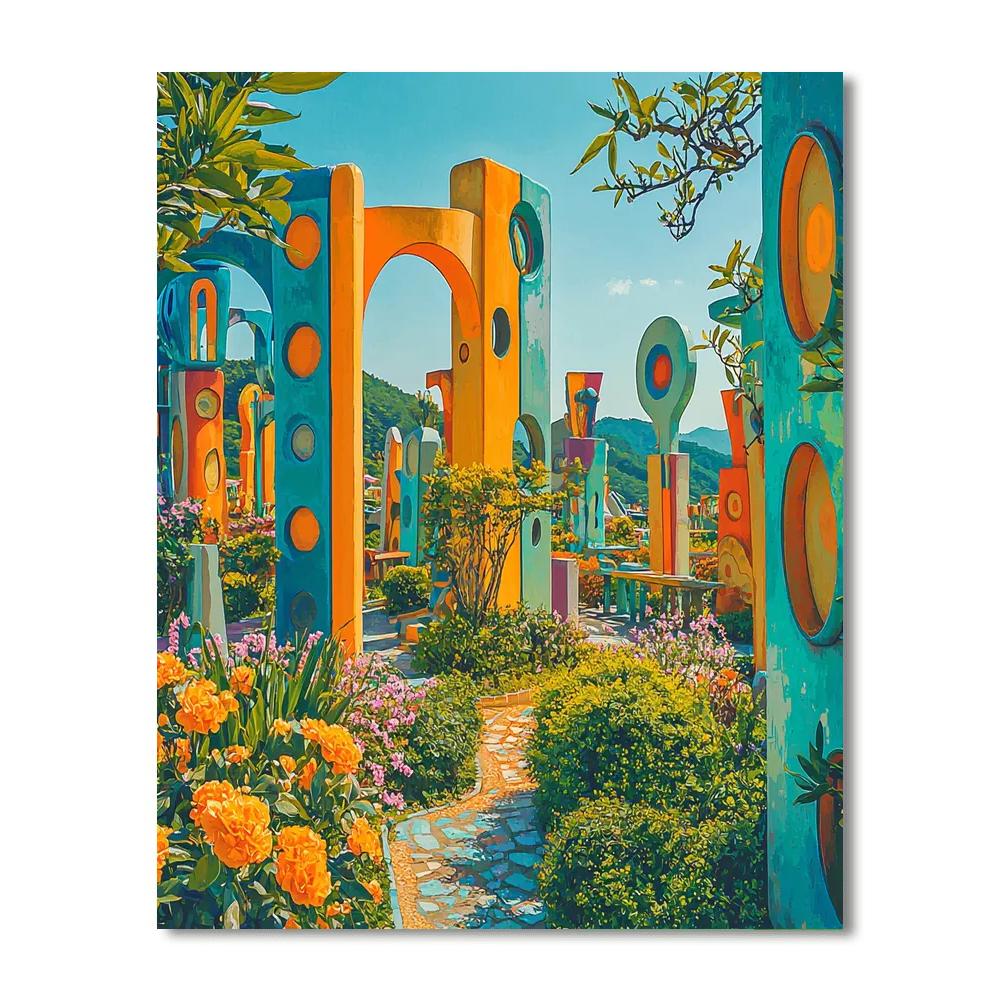 The Stunning Jeju Loveland Sculpture Park DIY paint by numbers