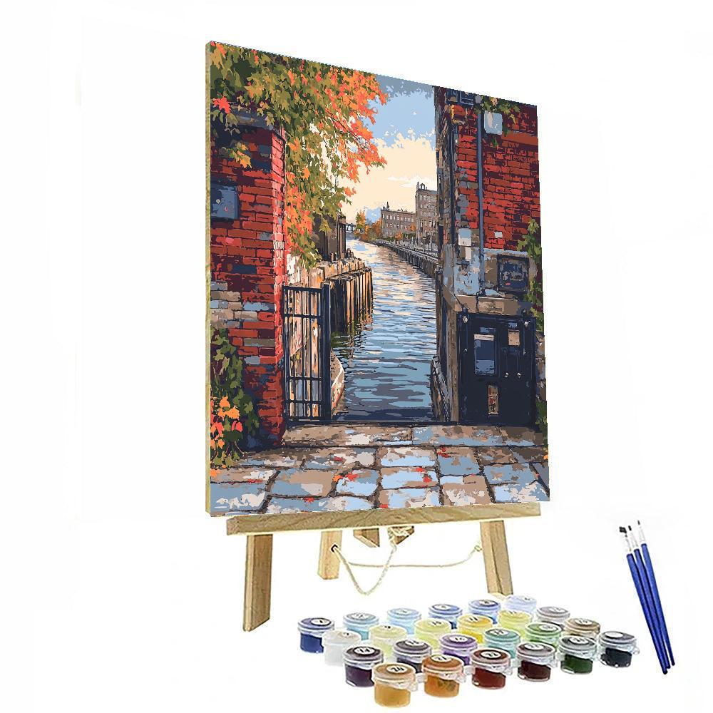 Historic Rideau Canal Locks In Ottawa paint by number