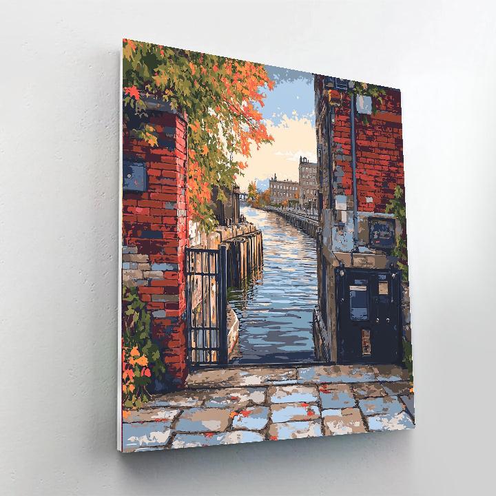 Historic Rideau Canal Locks In Ottawa paint by number