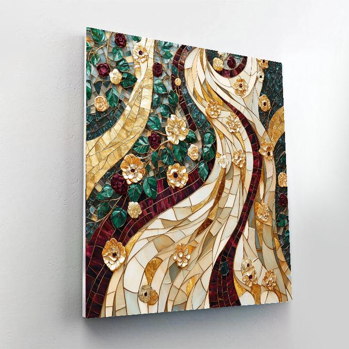 Gustav Klimt Inspired Golden Mythological Garden Numbered painting kits