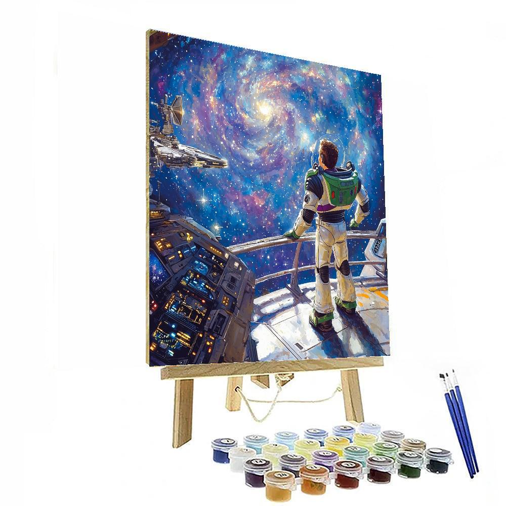 Buzz Lightyear Stars Command Mission DIY paint by numbers