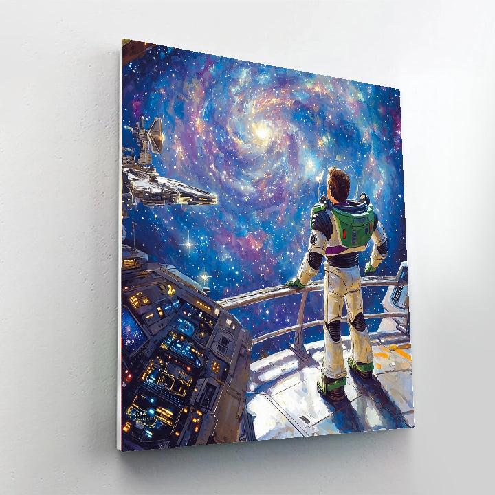 Buzz Lightyear Stars Command Mission DIY paint by numbers