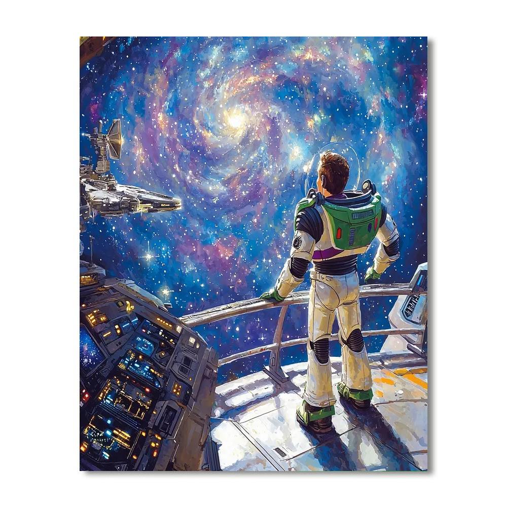 Buzz Lightyear Stars Command Mission DIY paint by numbers