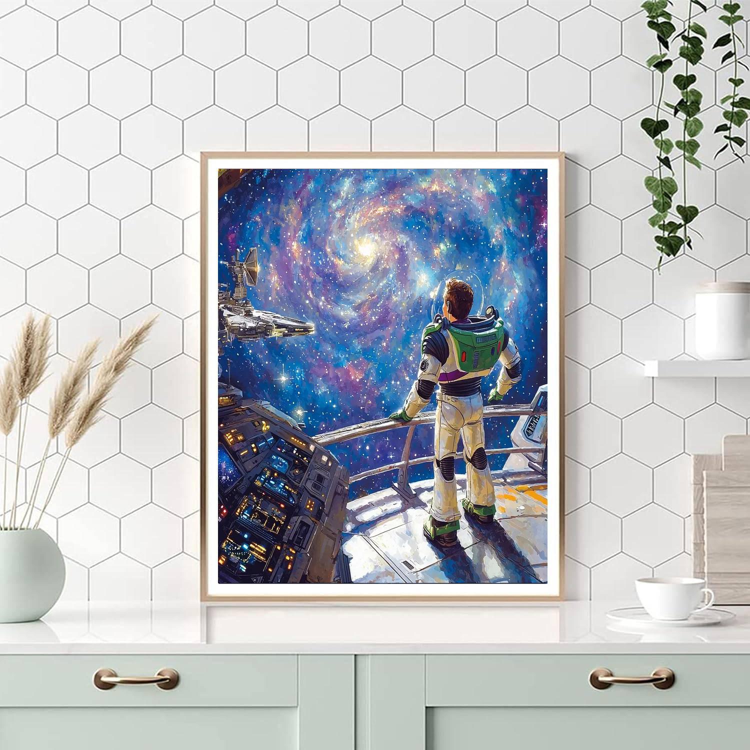 Buzz Lightyear Stars Command Mission DIY paint by numbers