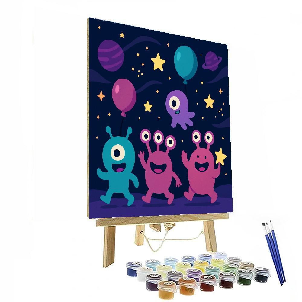Galactic Starry Night Parade Painting by numbers kit