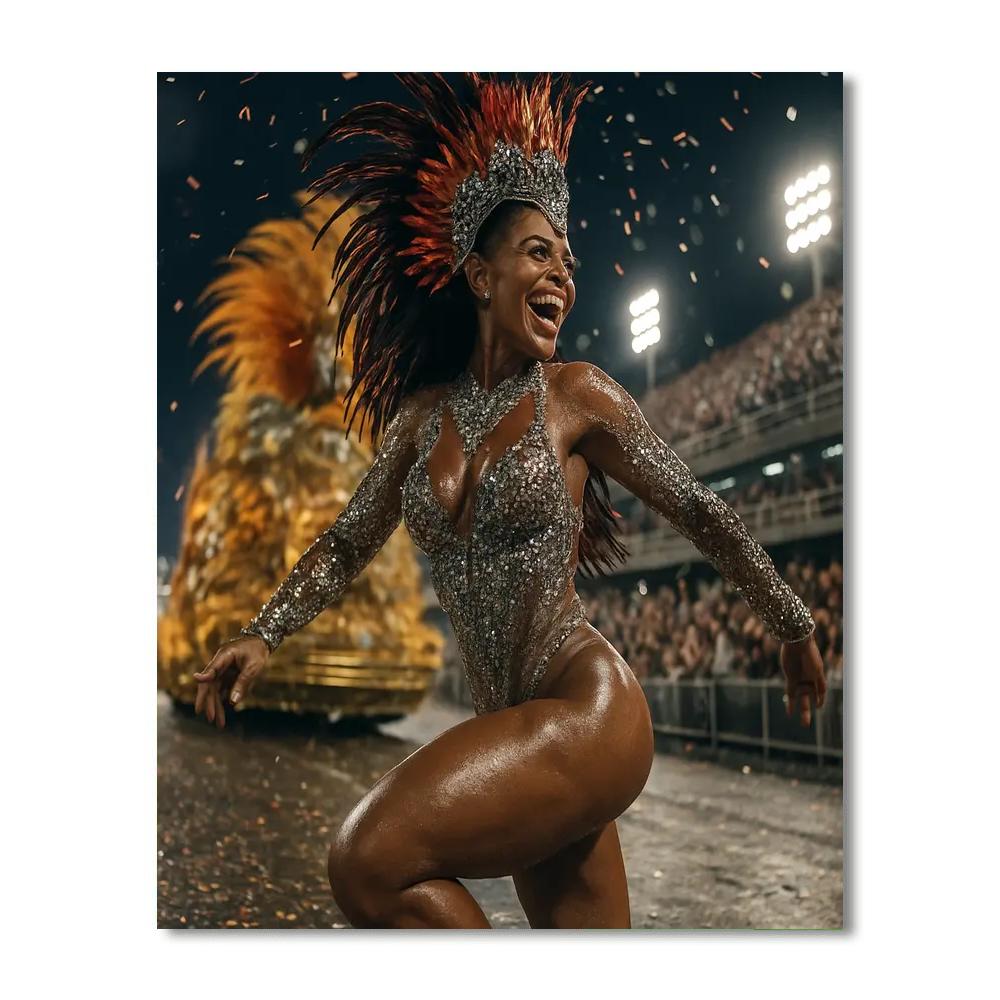 Rio Samba Parade Night DIY paint by numbers