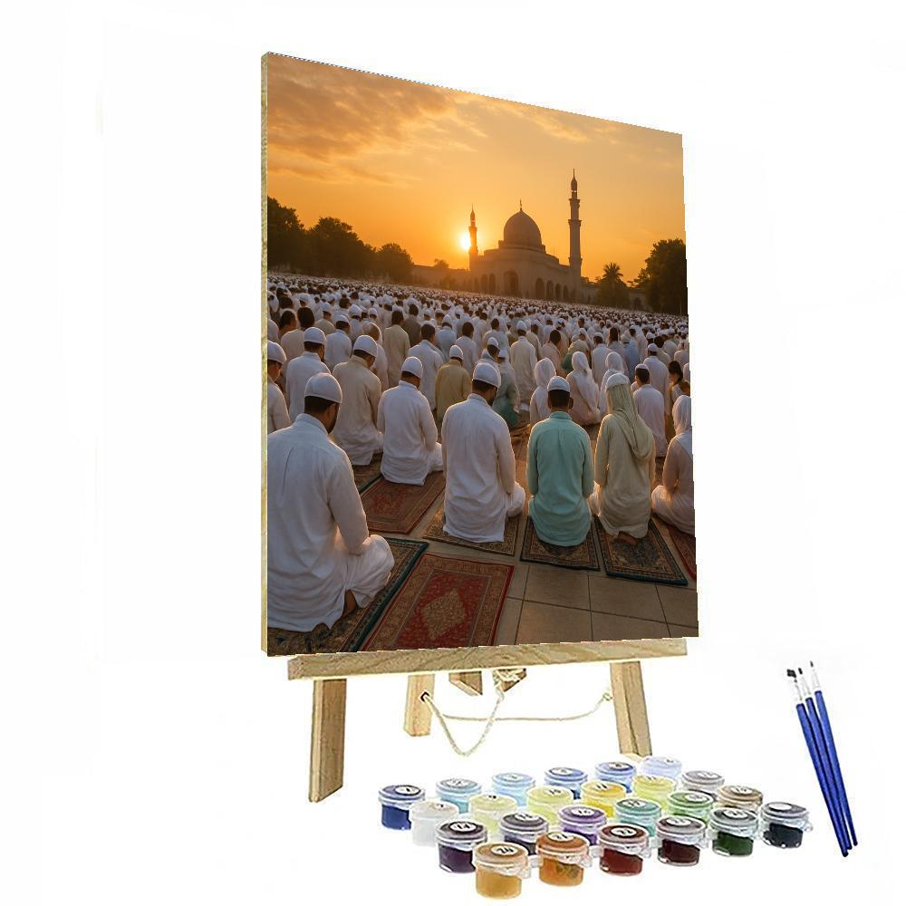 Eid Morning Prayers Paint by numbers kits