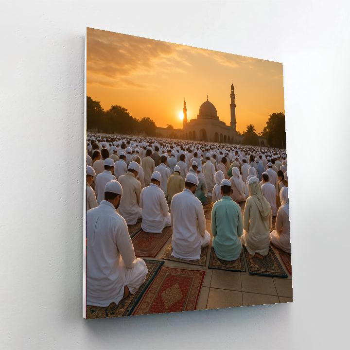 Eid Morning Prayers Paint by numbers kits