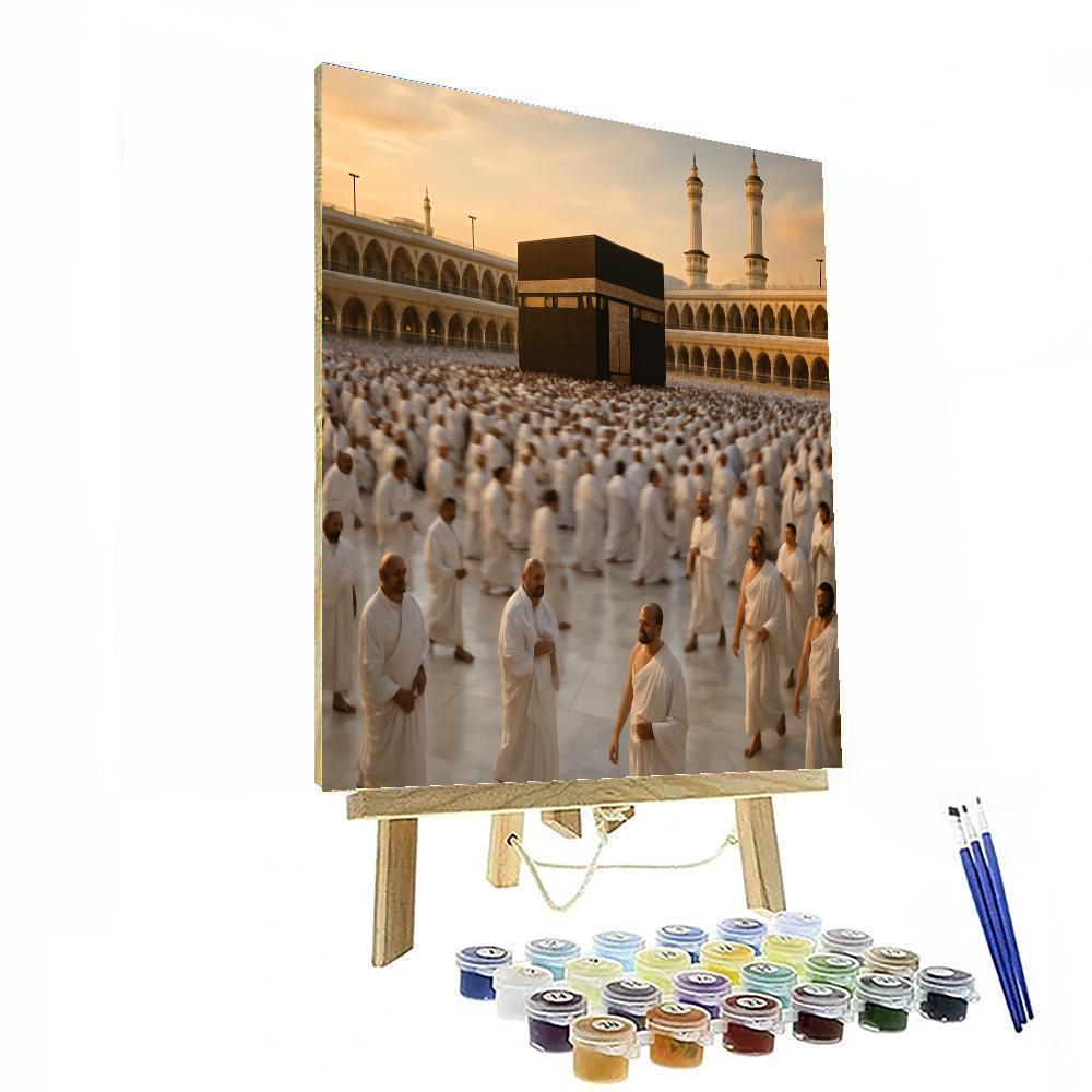 Hajj Pilgrim Circle Numbered painting kits