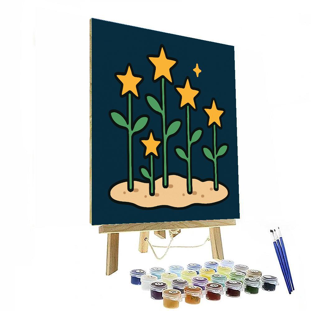 Stellar Seedlings DIY paint by numbers