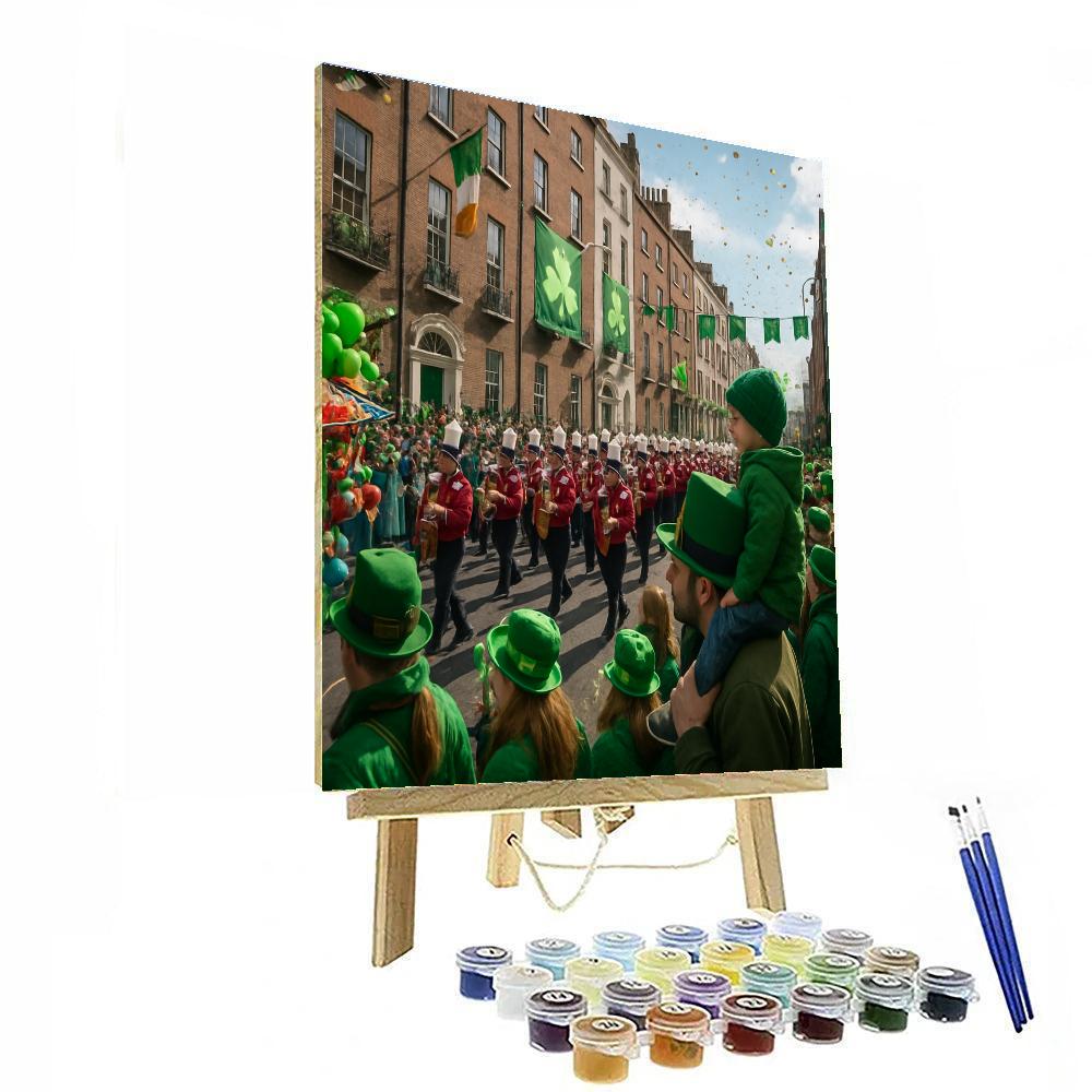 St Patricks Day Parade Dublin Numbered painting kits