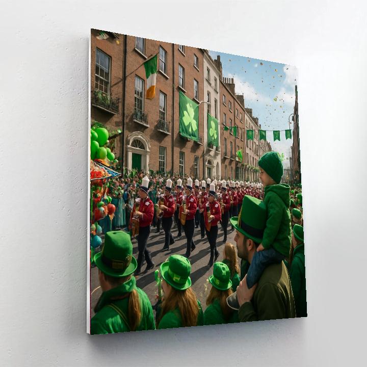 St Patricks Day Parade Dublin Numbered painting kits