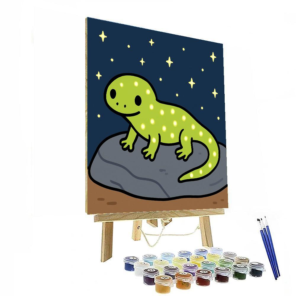 Starglow Salamander paint by numbers