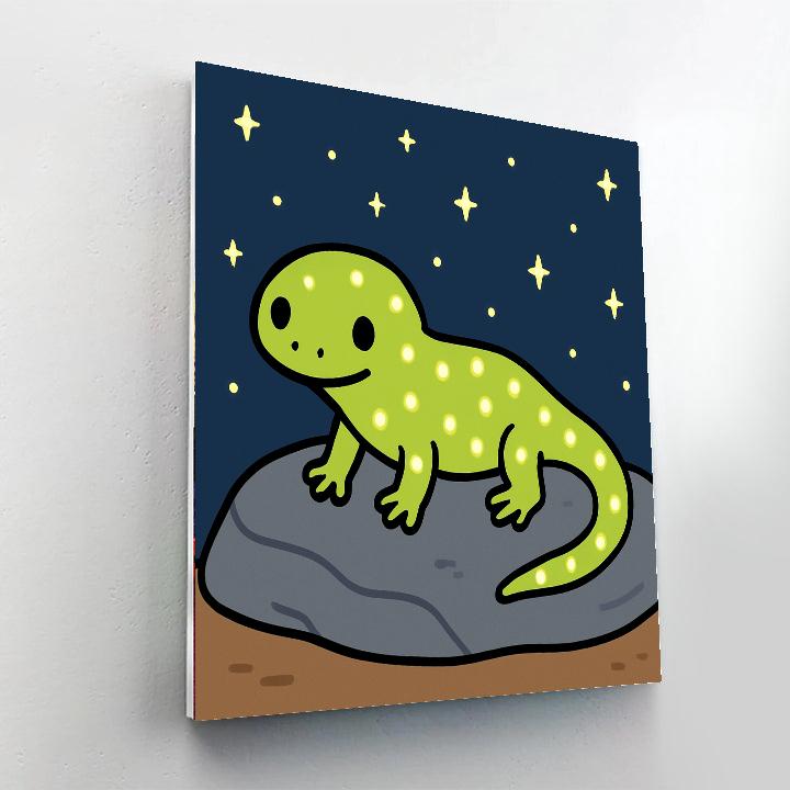 Starglow Salamander paint by numbers