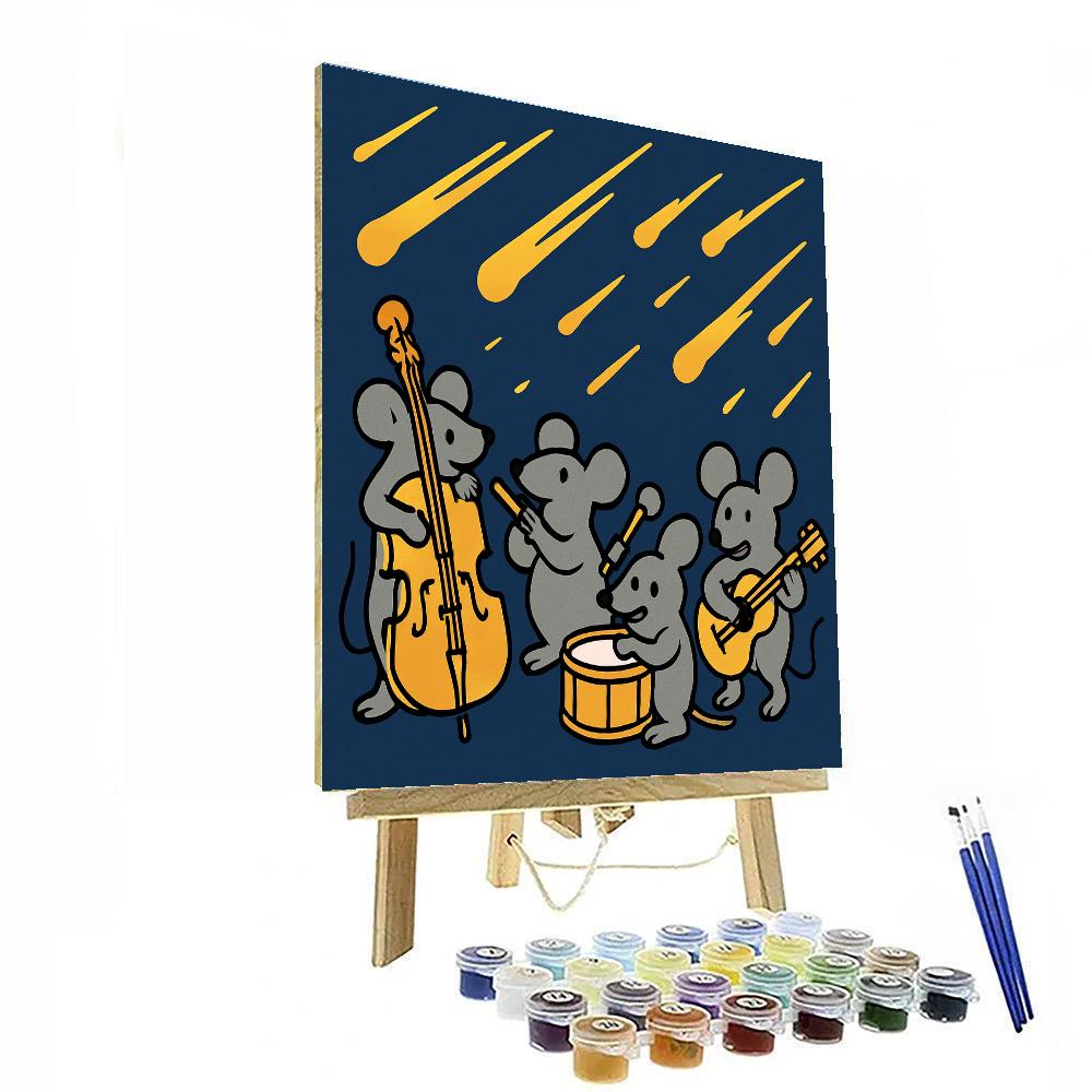 Meteor Music Mice painting number kit