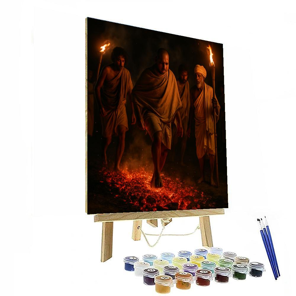 Naga Firewalking Ceremony Paint by numbers art