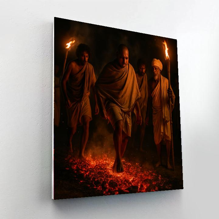 Naga Firewalking Ceremony Paint by numbers art