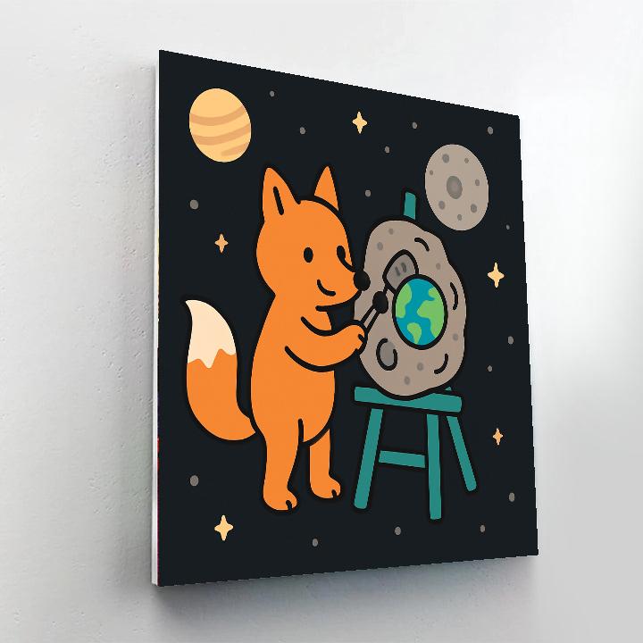 Asteroid Art Studio paint by color