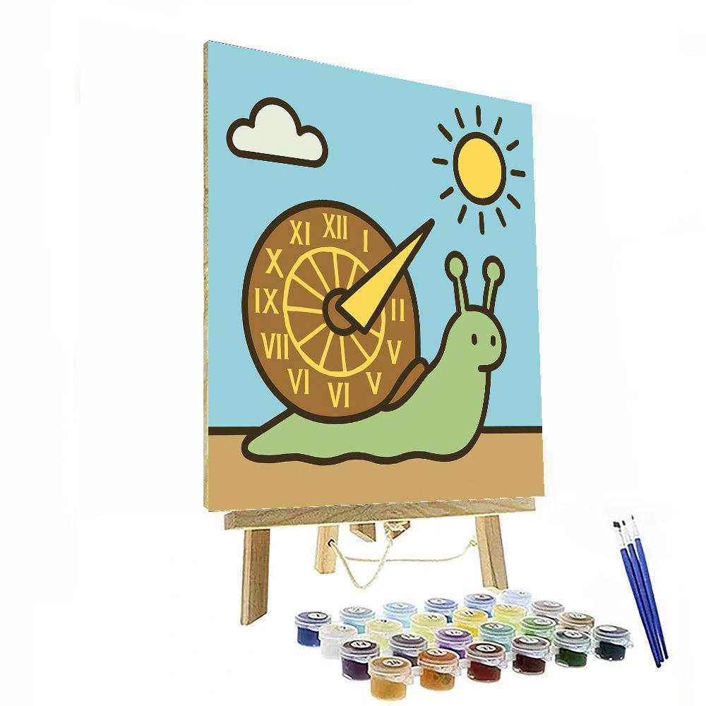 Solar Sundial Snail Paint by numbers kits