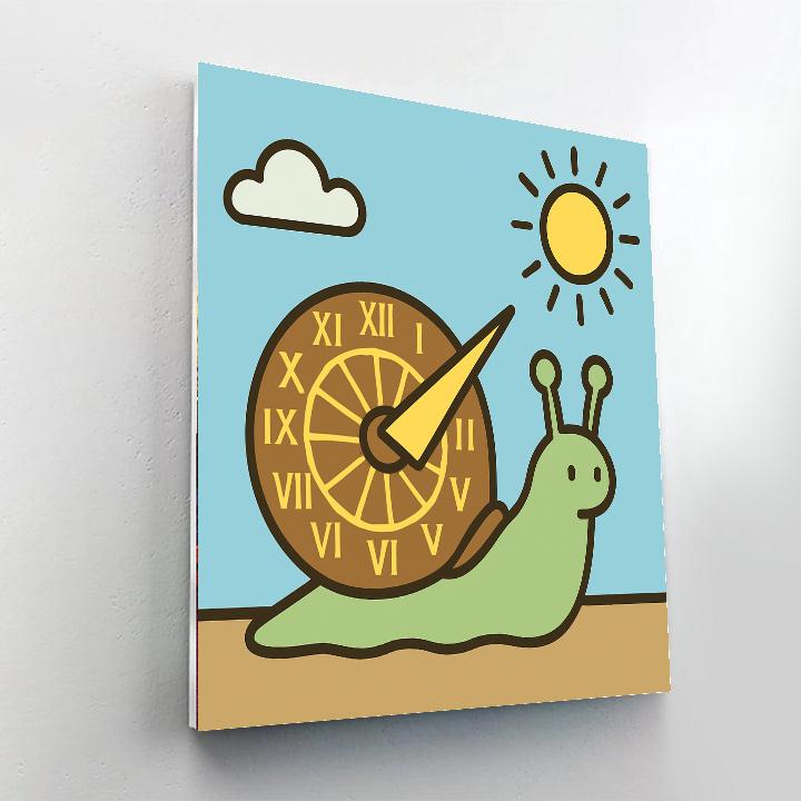 Solar Sundial Snail Paint by numbers kits