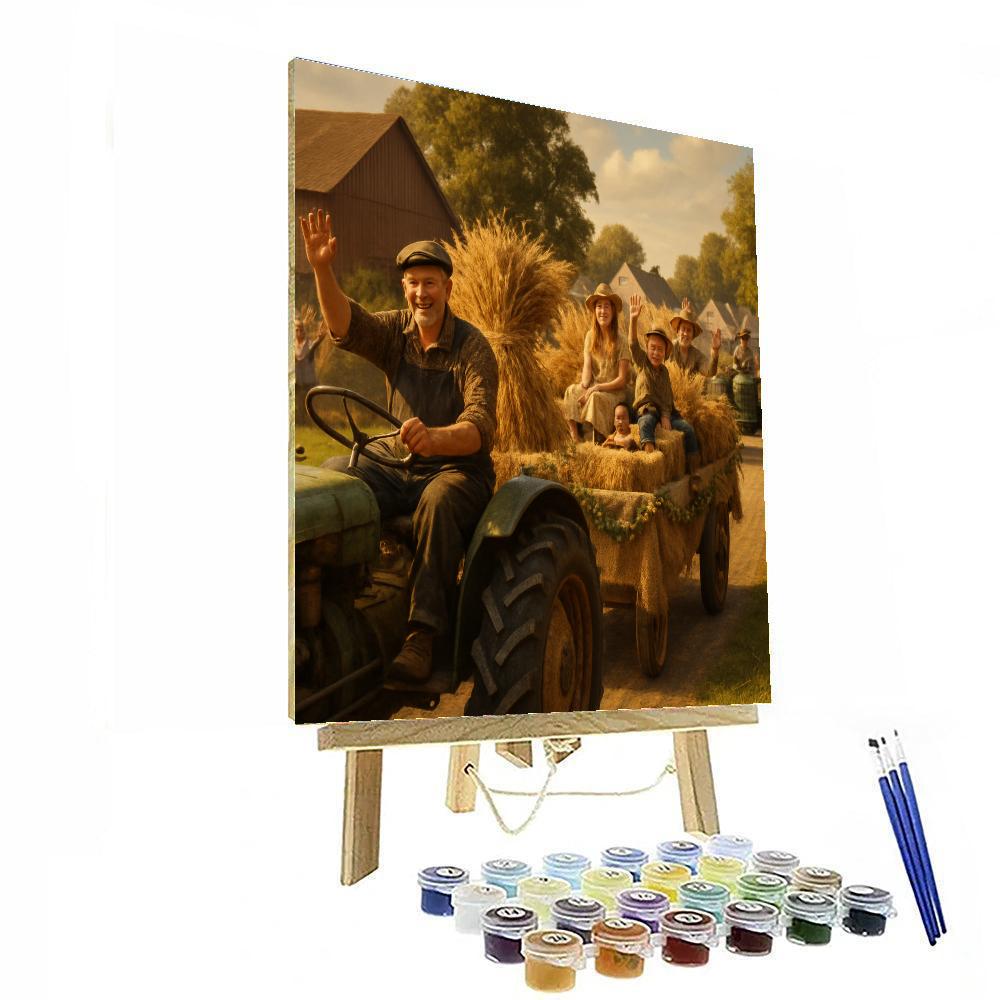 Song Of The Plough Harvest Parade painting number kit