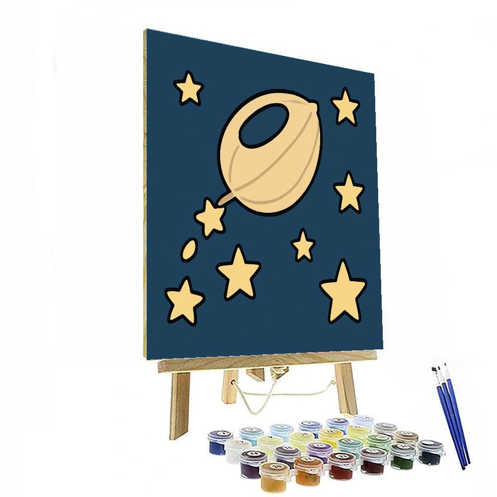 Stellar Seed Ship Painting by numbers kit