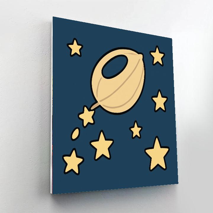 Stellar Seed Ship Painting by numbers kit