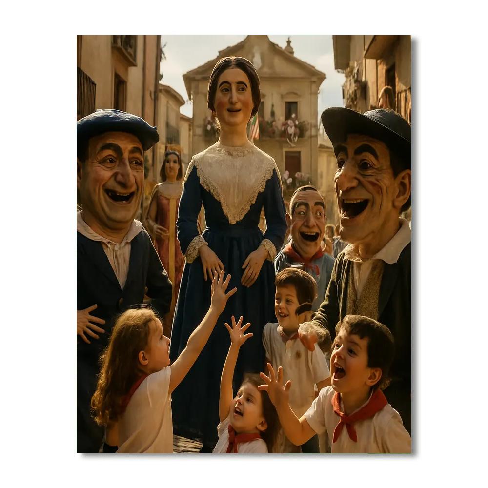 Semana Grande Basque Giants paint by number