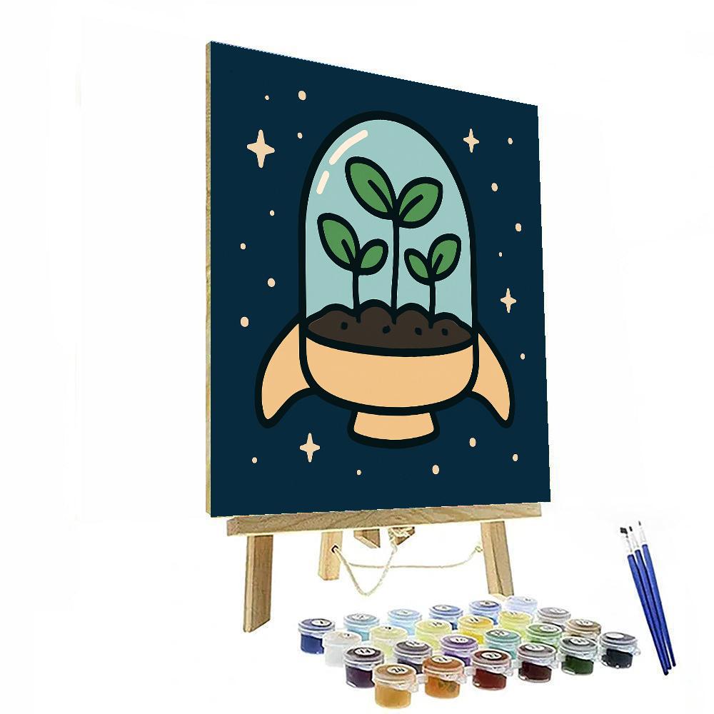 Starship Seedlings painting number kit
