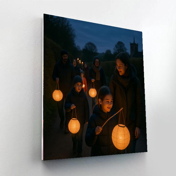 Harvest Moon Lantern Walk Paint by numbers kits