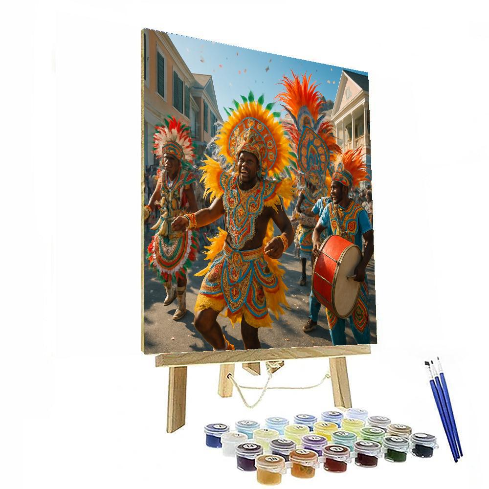 Caribbean Junkanoo Parade Paint by numbers kits