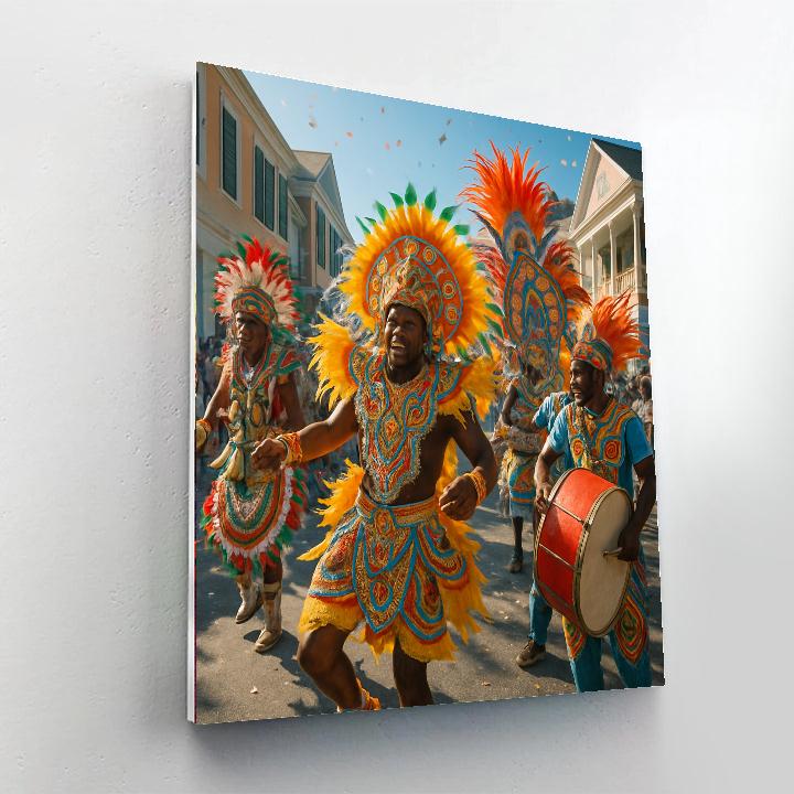 Caribbean Junkanoo Parade Paint by numbers kits