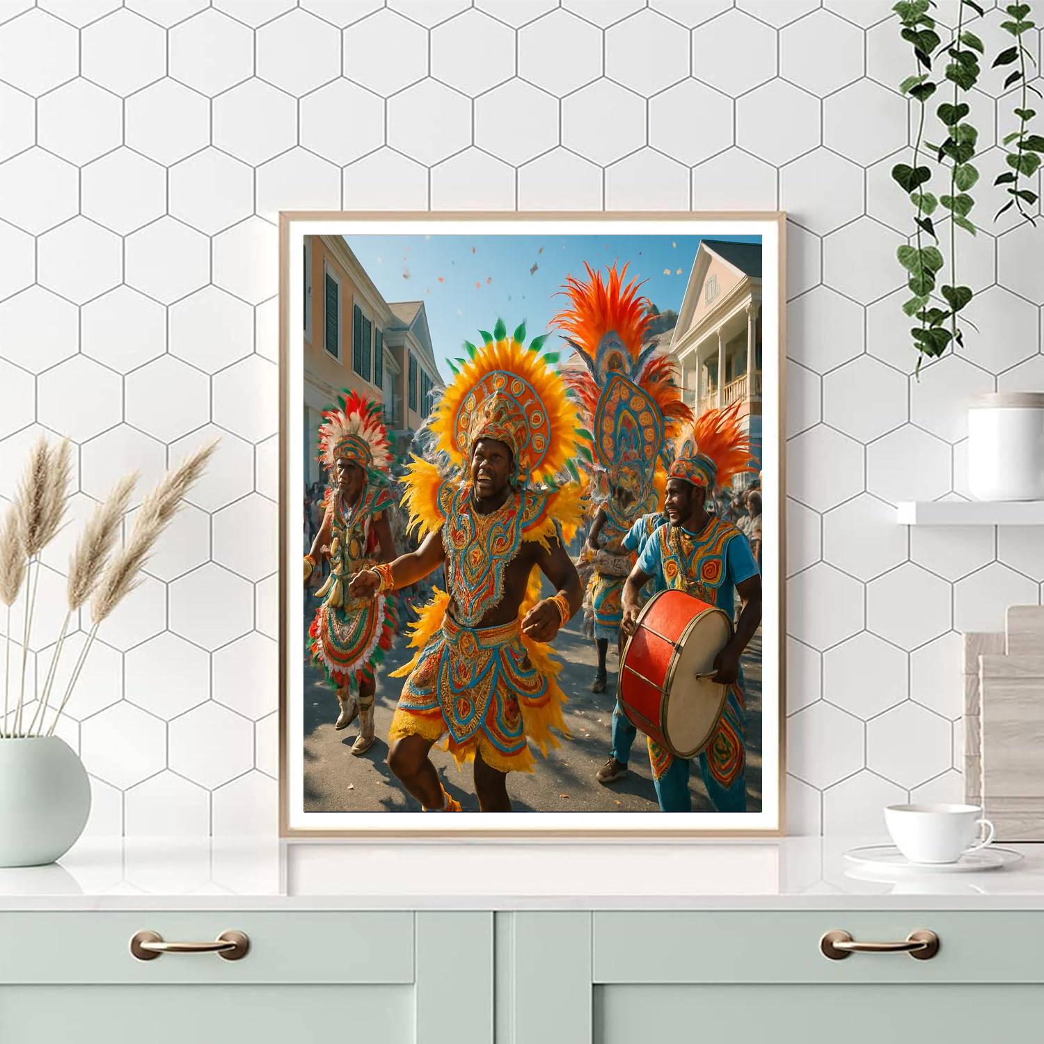 Caribbean Junkanoo Parade Paint by numbers kits