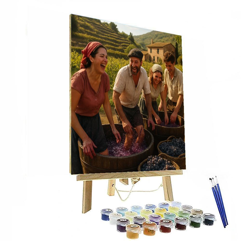 Festival Of The Grape Harvest Spain Numbered painting kits