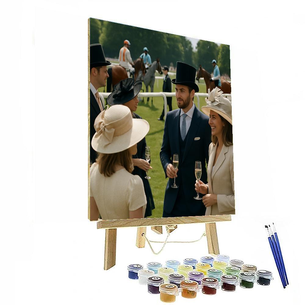 Royal Ascot Race Day Fashion Number painting