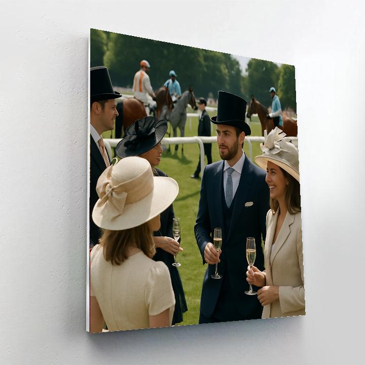Royal Ascot Race Day Fashion Number painting