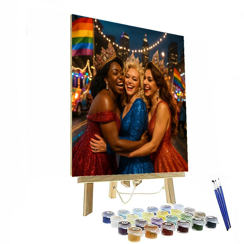 Cavalcade Of Queens Night Gala paint by color