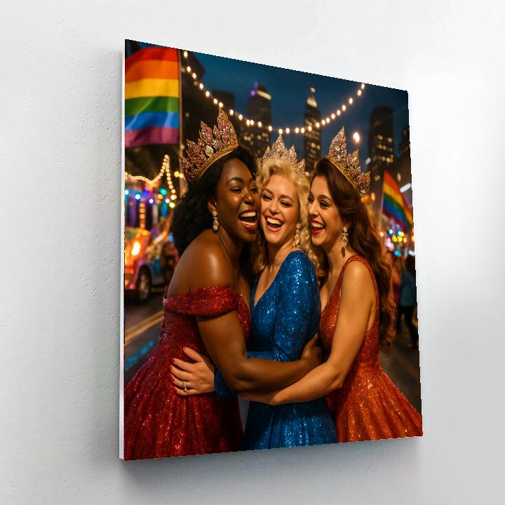 Cavalcade Of Queens Night Gala paint by color