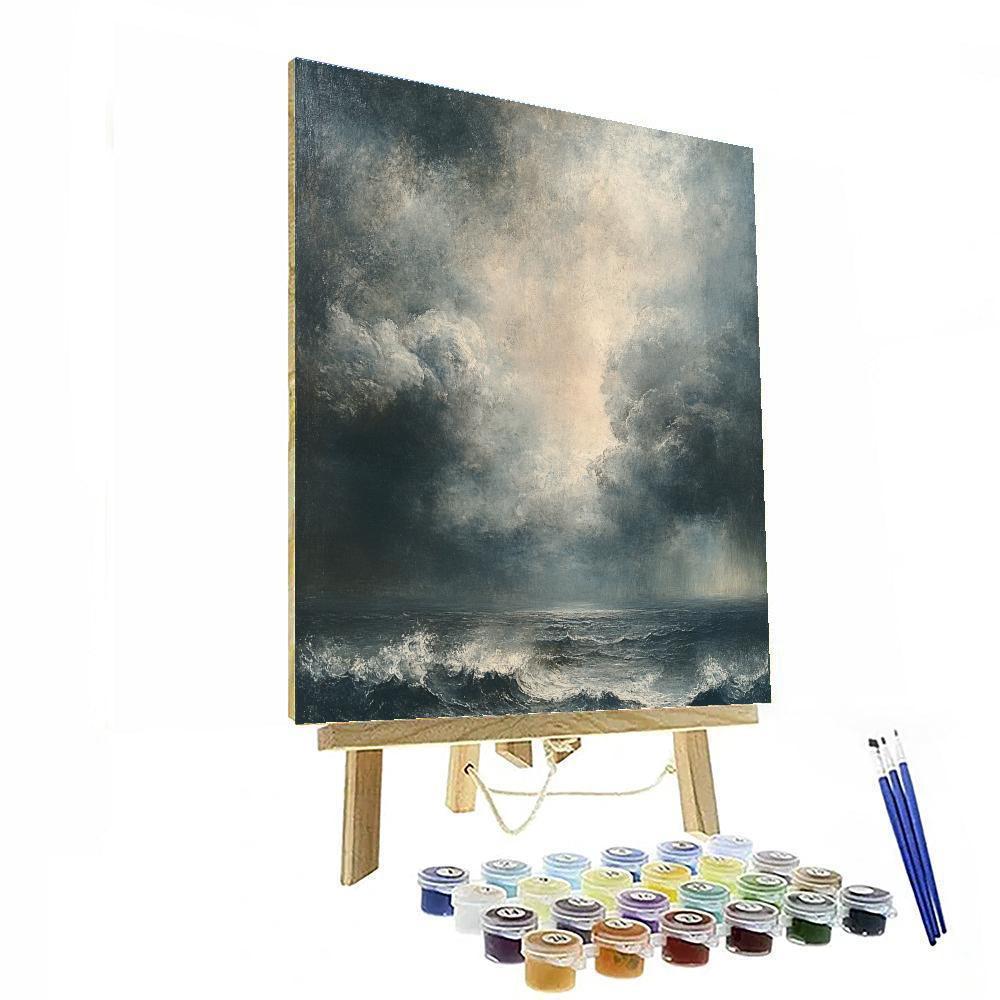 JRW Turner Inspired Violent Storm Clouds Paint by numbers kits