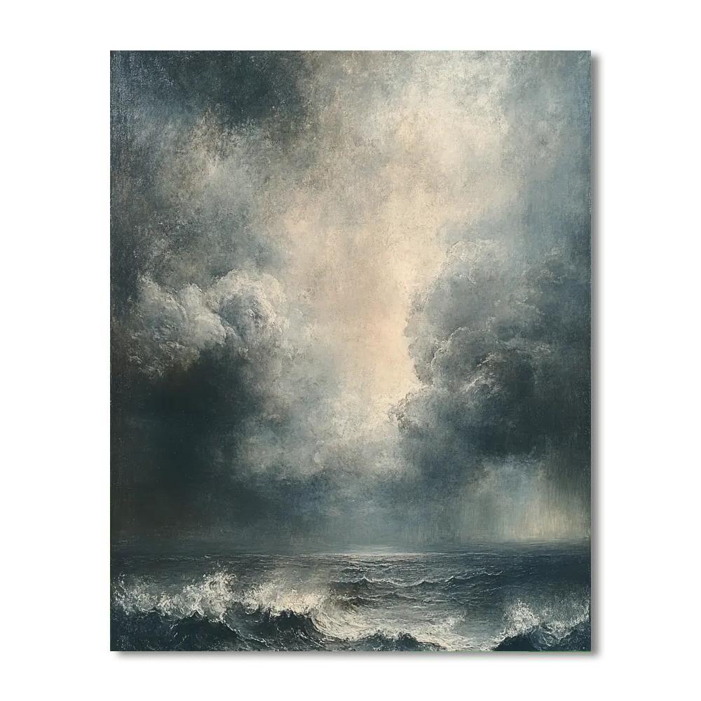 JRW Turner Inspired Violent Storm Clouds Paint by numbers kits
