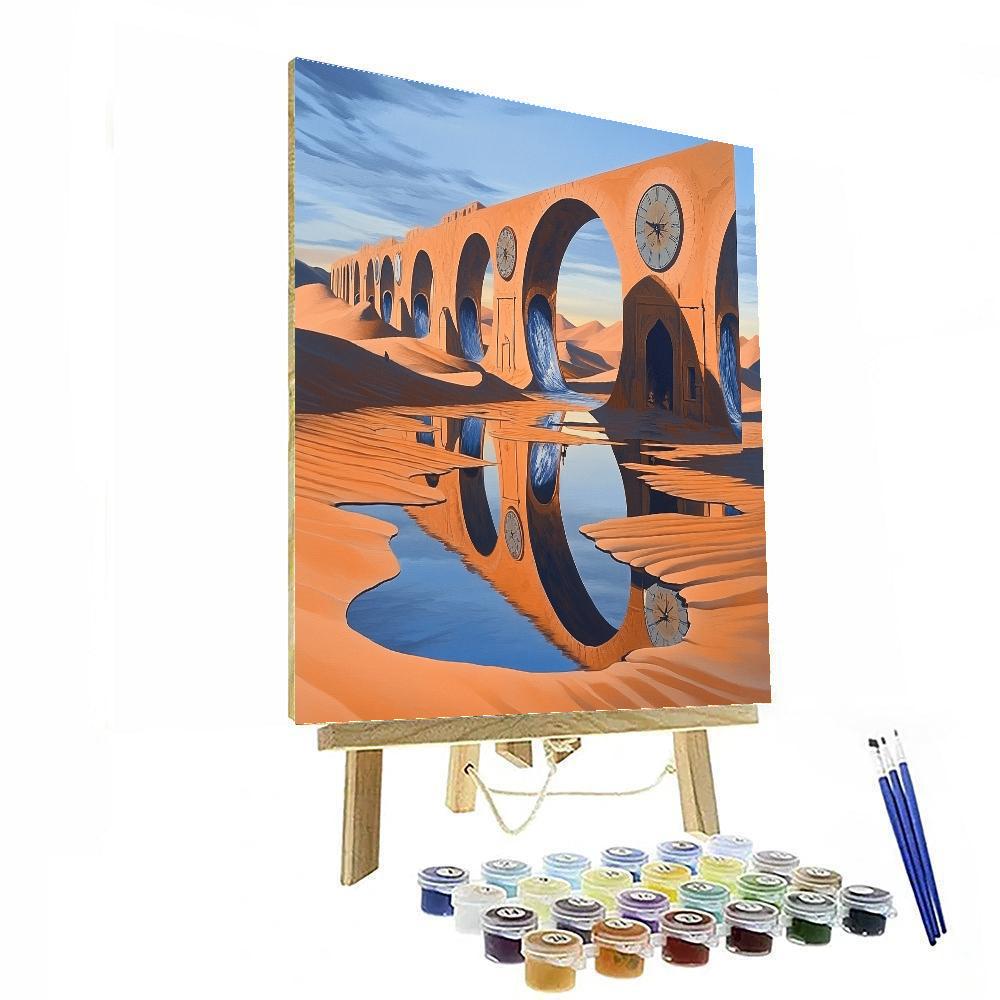 Salvador Dali Inspired Desert Dreams Paint by numbers art