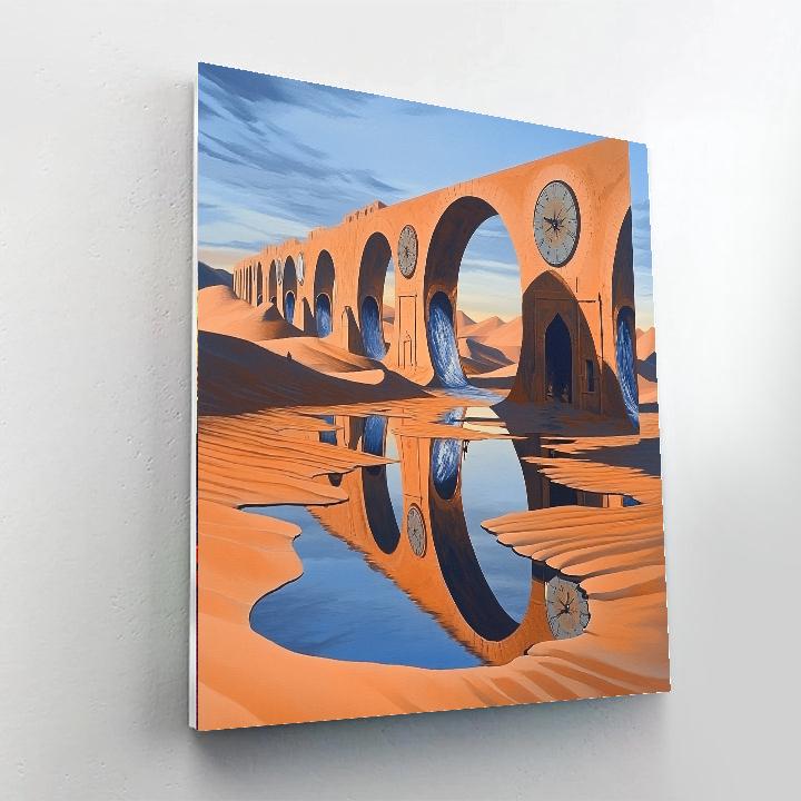 Salvador Dali Inspired Desert Dreams Paint by numbers art