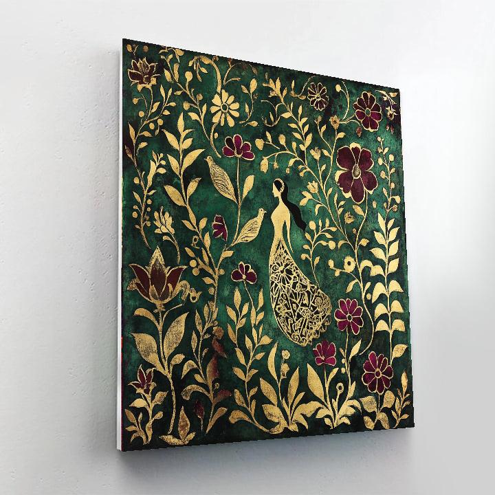 Gustav Klimt Inspired Golden Garden Painting by numbers kit