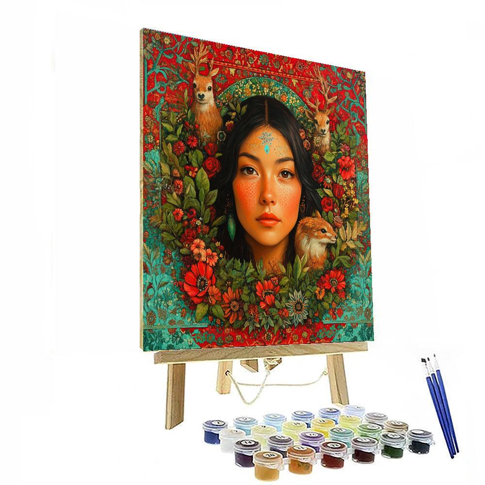 Frida Kahlo Inspired Garden Of Memory Painting by numbers kit