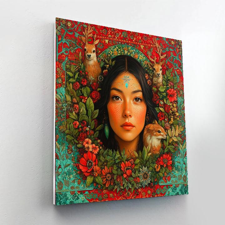 Frida Kahlo Inspired Garden Of Memory Painting by numbers kit